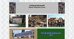 Desktop Screenshot of antiquariatsmarkt.de